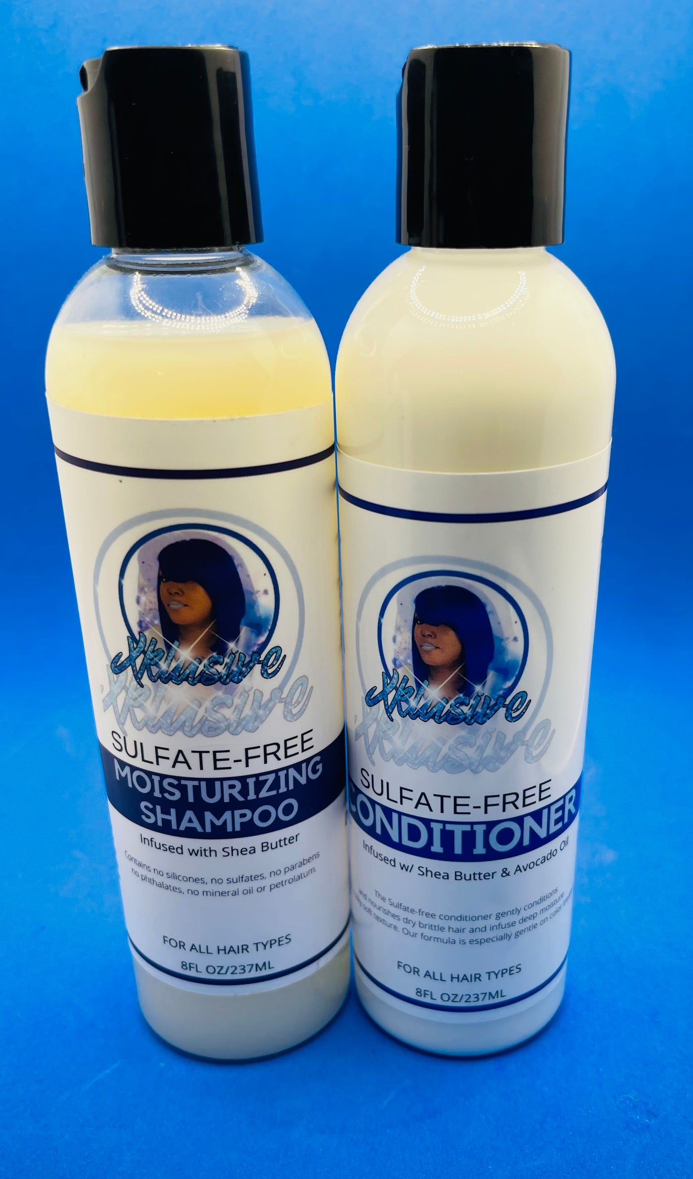 8oz Shea butter moisturizing shampoo & conditioner